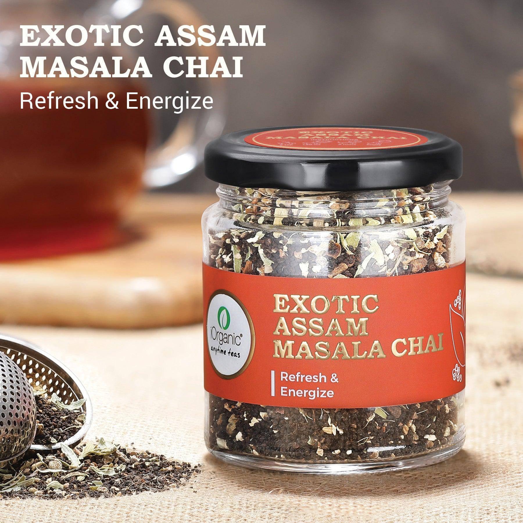 iorganic Exotic Assam Masala Chai / To Refresh and Energize, Energy Boost Tea, Improved Digestion Tea, Immune Support Tea, Warmth and Comfort Tea