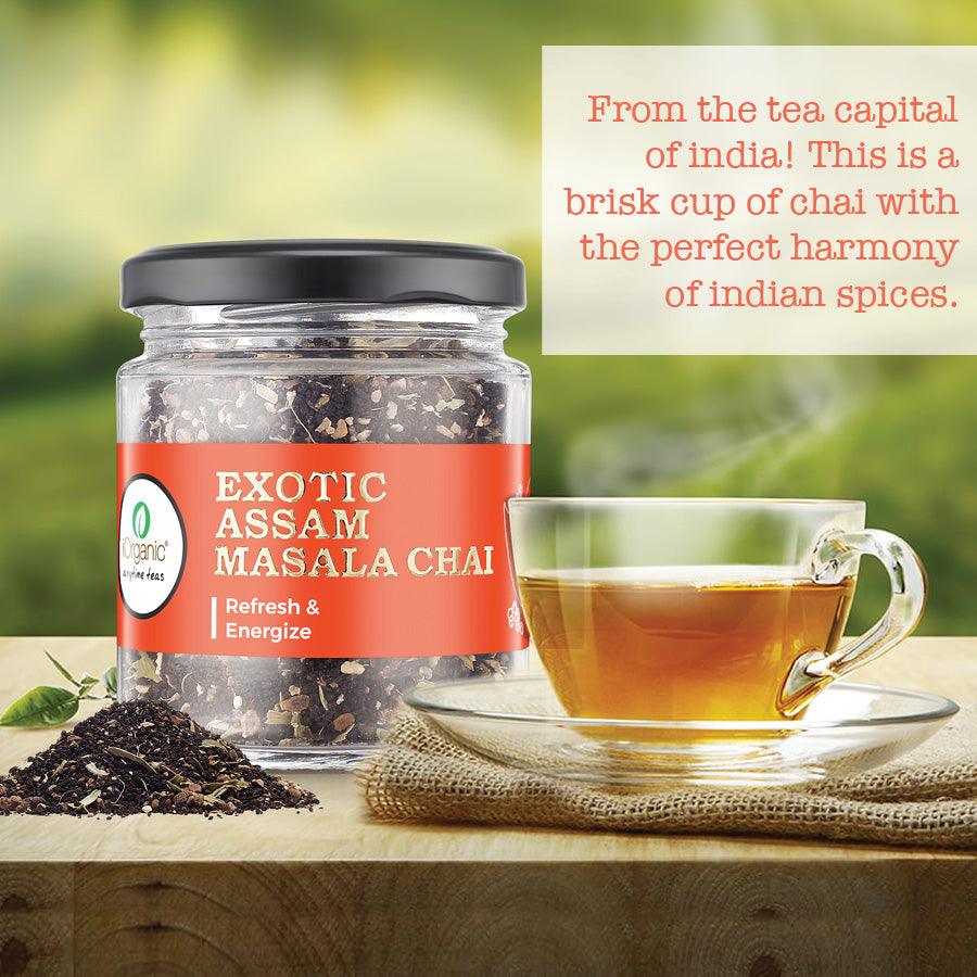 iorganic Exotic Assam Masala Chai / To Refresh and Energize, Energy Boost Tea, Improved Digestion Tea, Immune Support Tea, Warmth and Comfort Tea