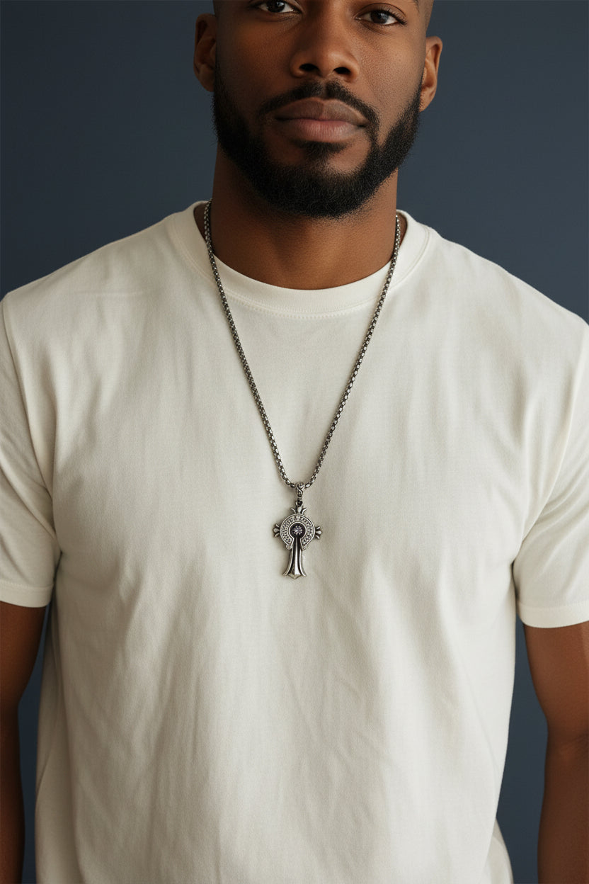 FLOs Celestial Seal Cross Pendant